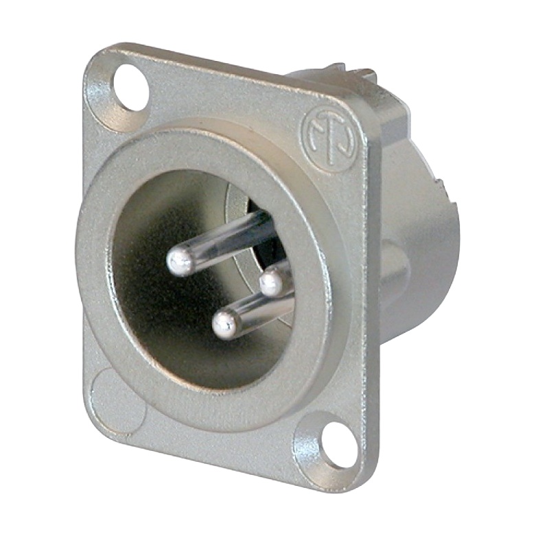 RECEPTACLE DLX SERIES 3 PIN MALE【NC3MD-LX】