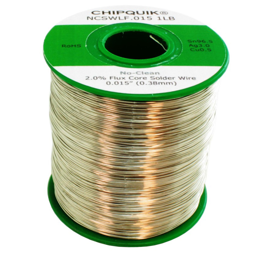 LF SOLDER WIRE 96.5/3/0.5 TIN/SI【NCSWLF.015 1LB】