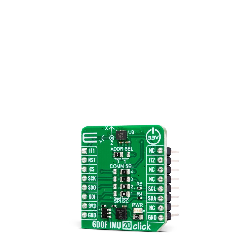 【MIKROE-5606】6DOF IMU 20 CLICK