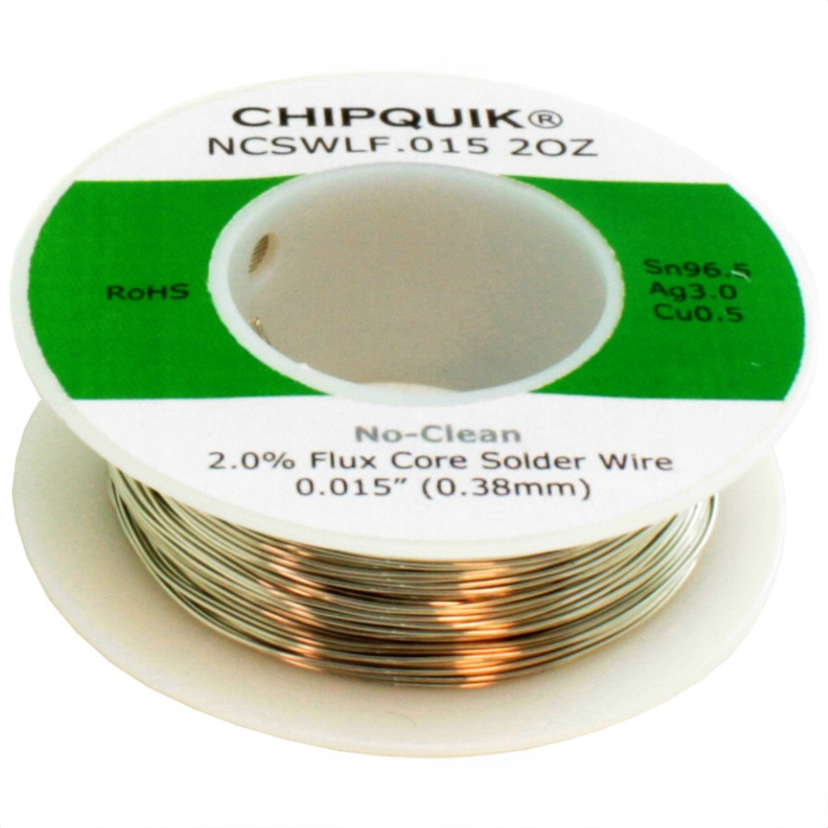 【NCSWLF.015 2OZ】LF SOLDER WIRE 96.5/3/0.5 TIN/SI