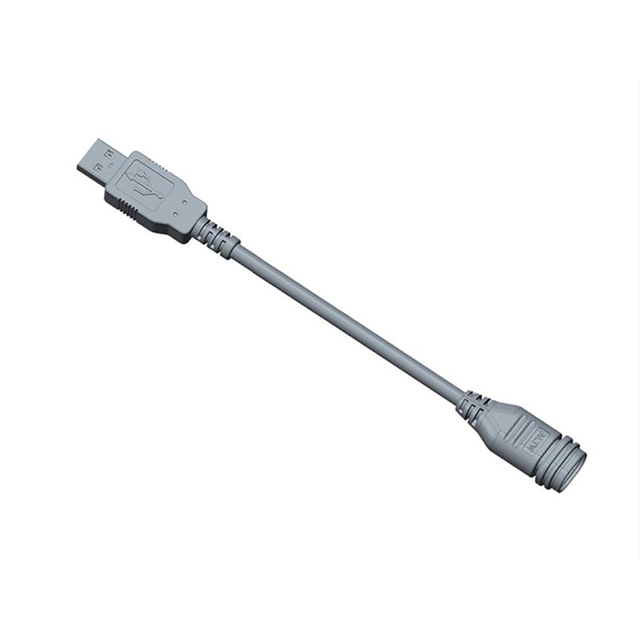USB, TYPE C 2.0, 3A, OVERMOLDED,【UC20FL-NAML-QA001】