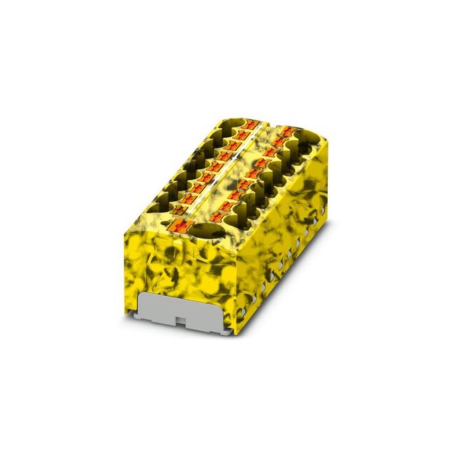 TERM BLK 19POS BLACK/YELLOW【3274052】