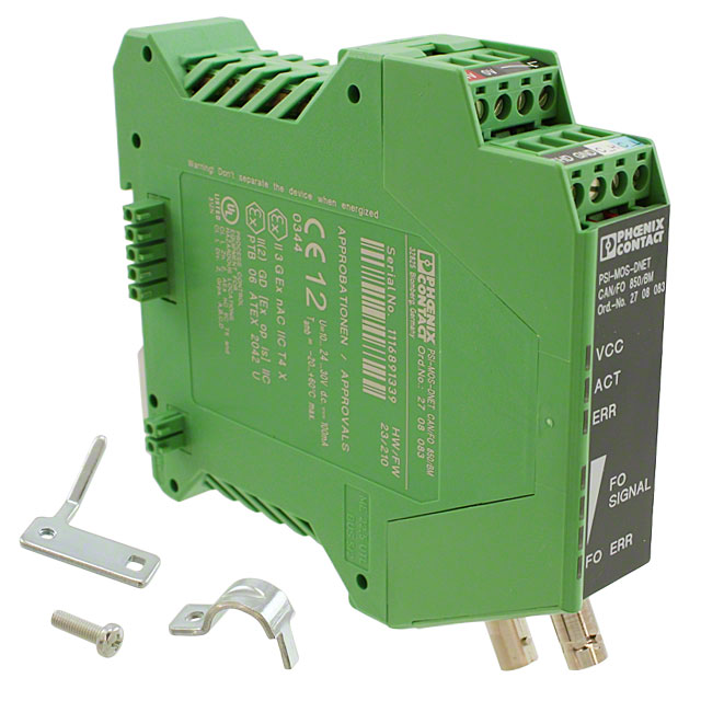 【2708083】FIBER OPTIC CONVERTER DIN RAIL