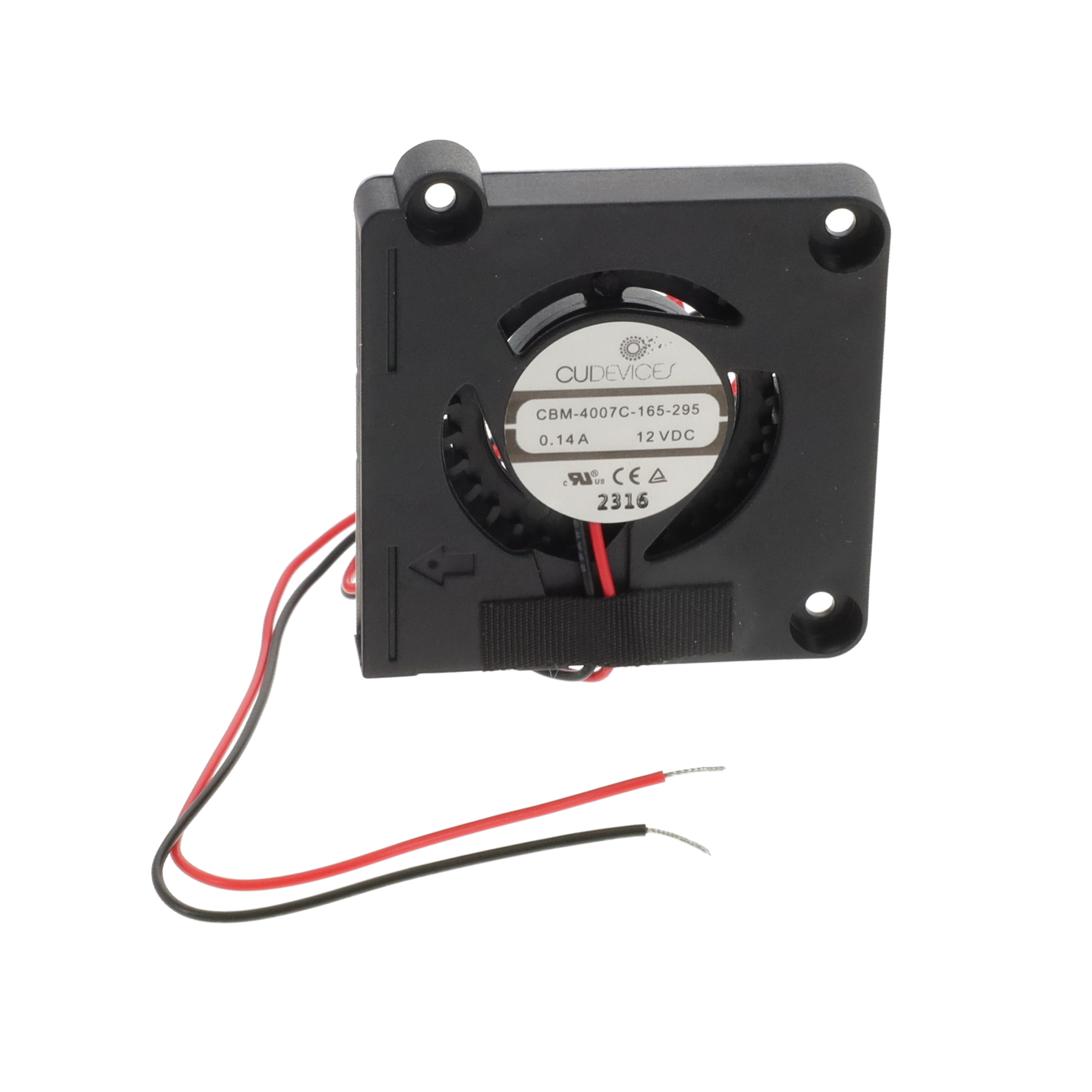 【CBM-4007C-165-295】DC BLOWER, 40 MM SQUARE, 7 MM, 1