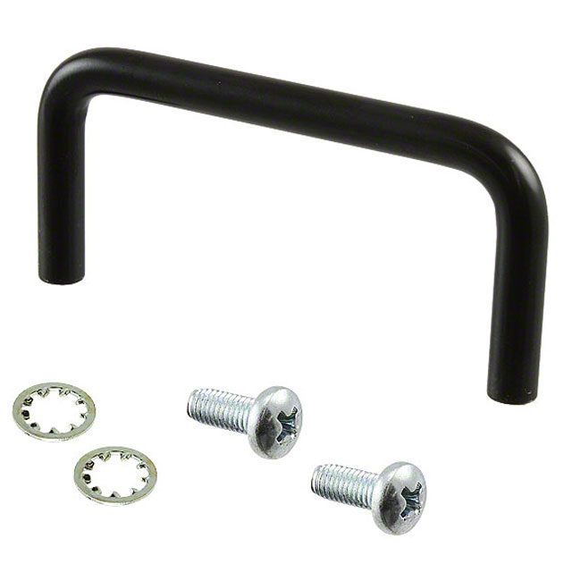 【1427E1BK】HANDLE 2" STEEL BLACK 1 PAIR