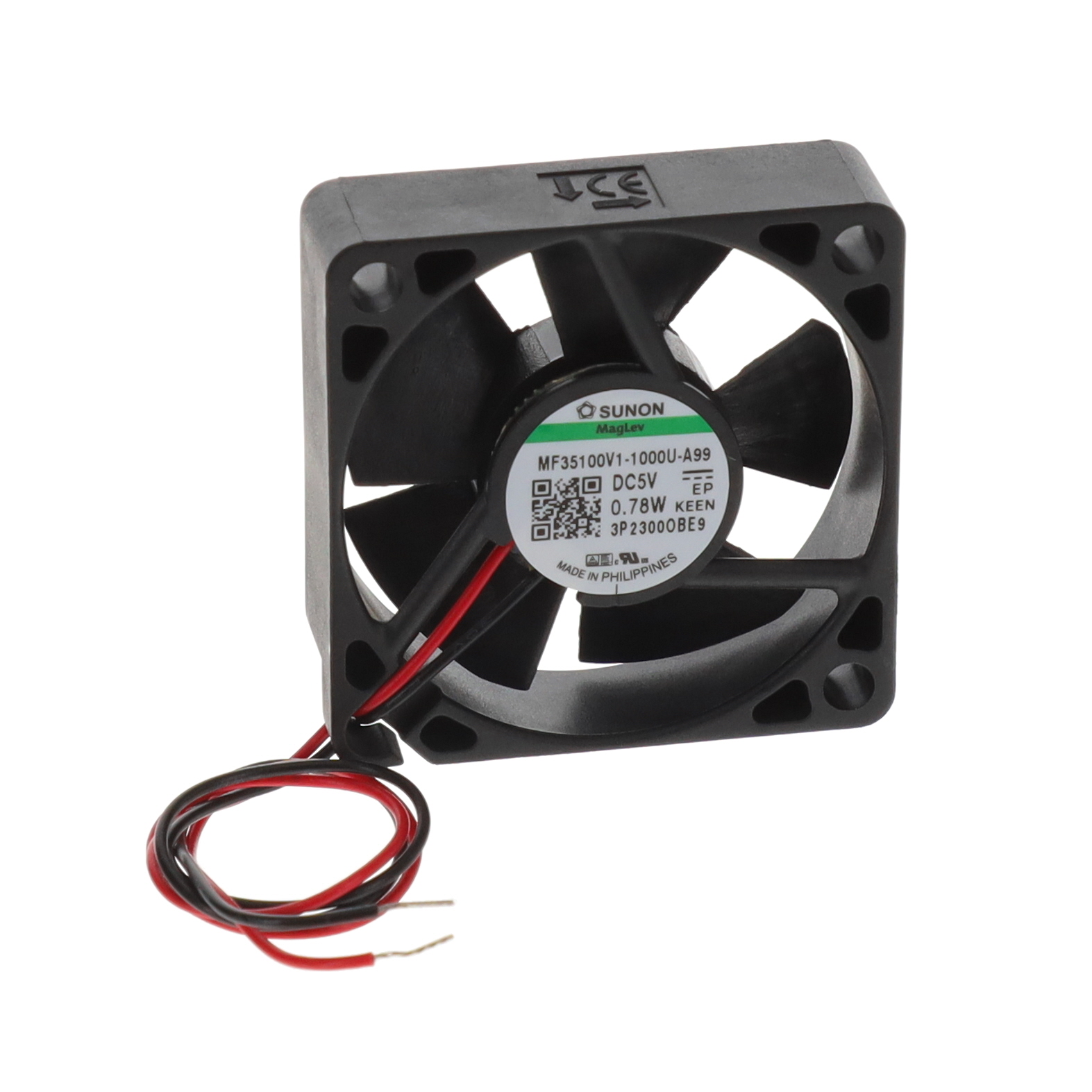 【MF35100V1-1000U-A99】FAN AXIAL 35X10MM VAPO 5VDC WIRE
