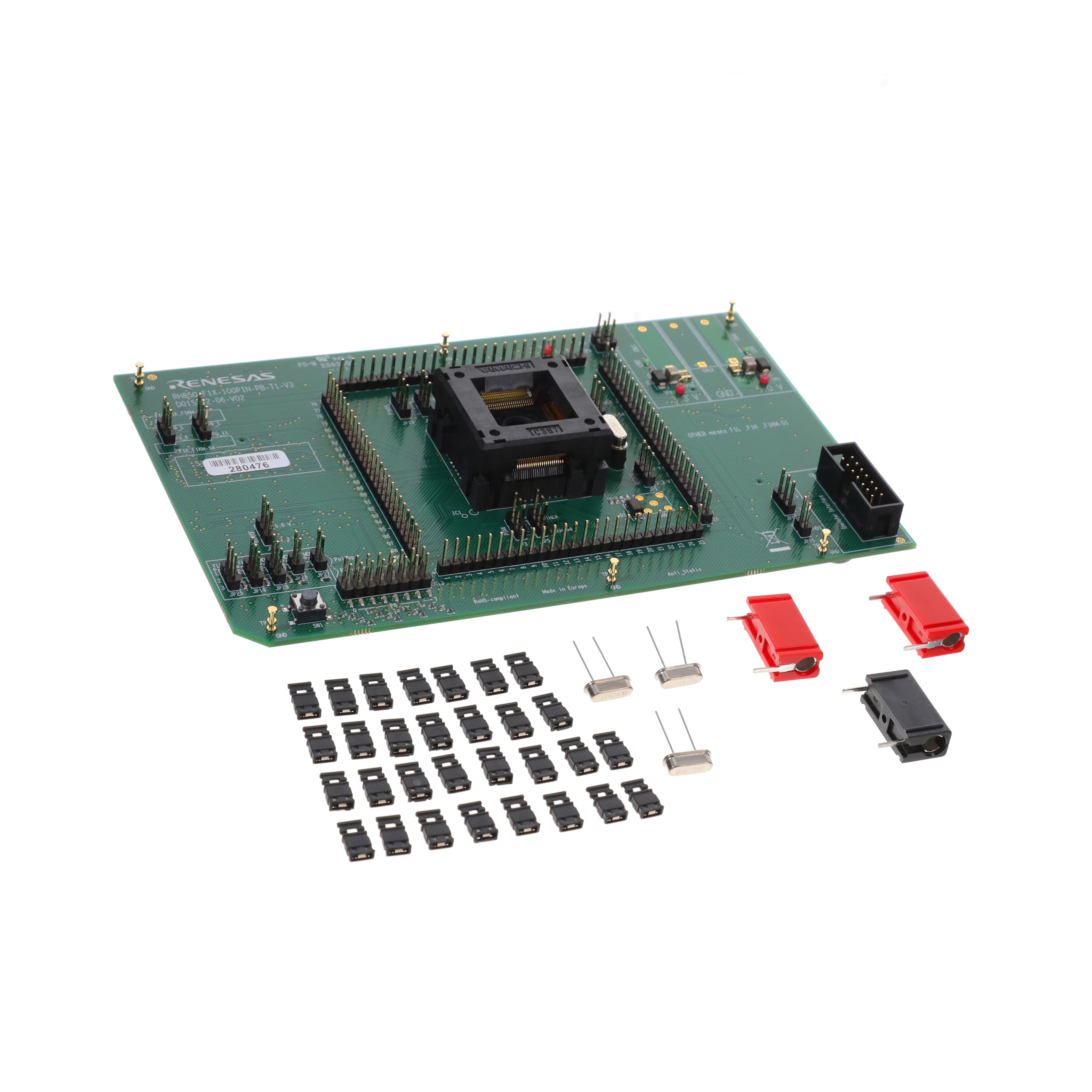 【Y-RH850-F1X-100PIN-PB-T1-V3】RH850/F1X EVAL BRD