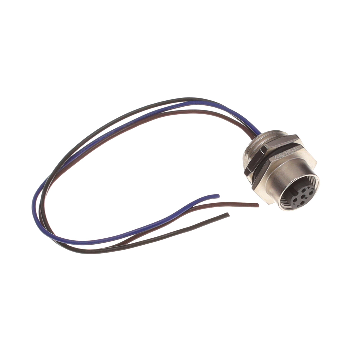 【M12A-03PFFC-SH8C15】CONN RCPT FML 3P WIR LEAD 0.49'