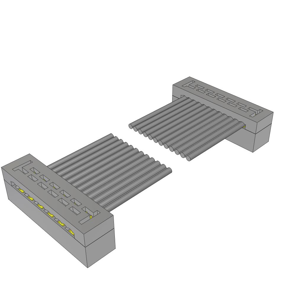 IDC SOCKET CABLE ASSEMBLIES, 2.0【TCSD-06-D-16.00-01-F-N】