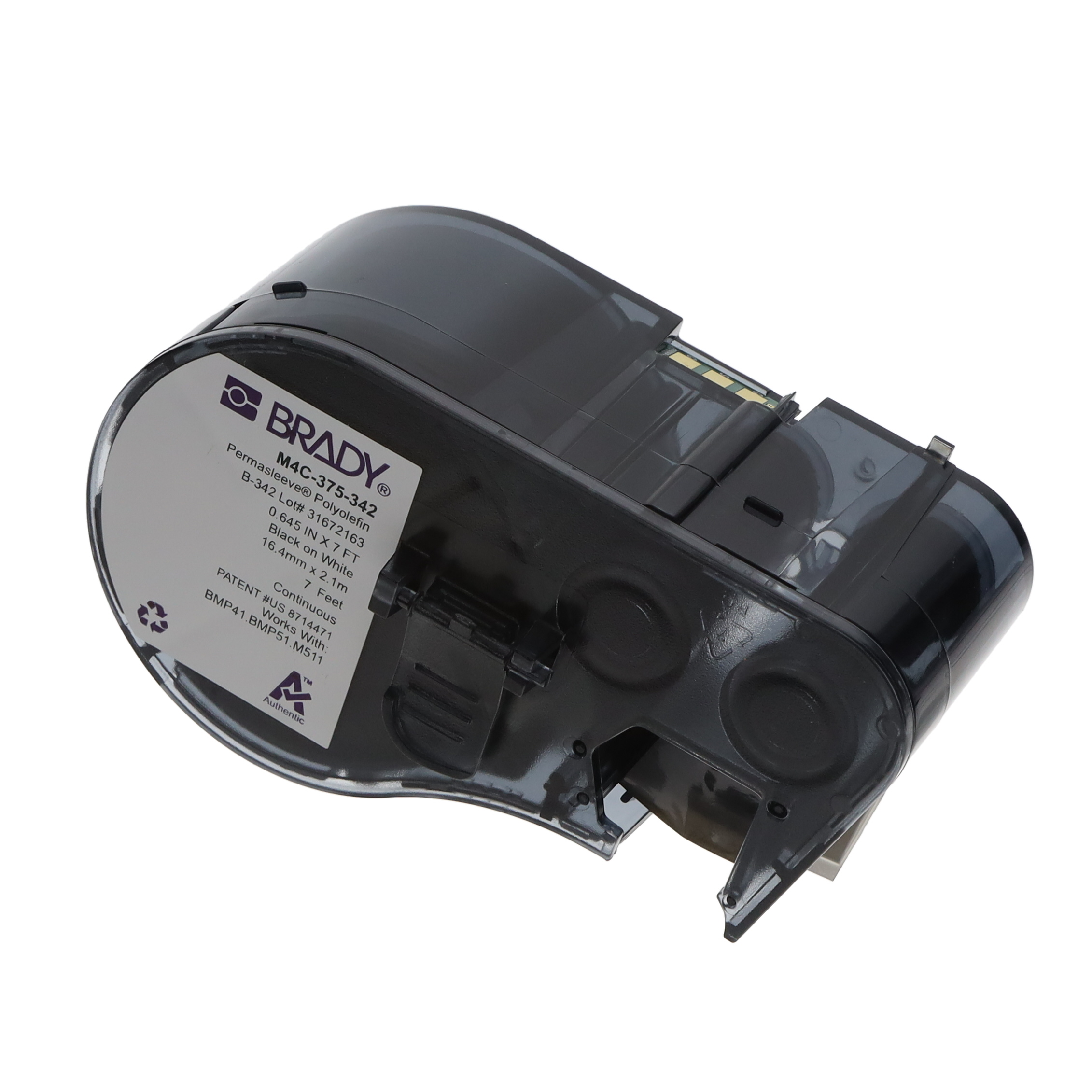 【M4C-375-342】SLEEVE 0.375" DIA BK/WT 1=7FT