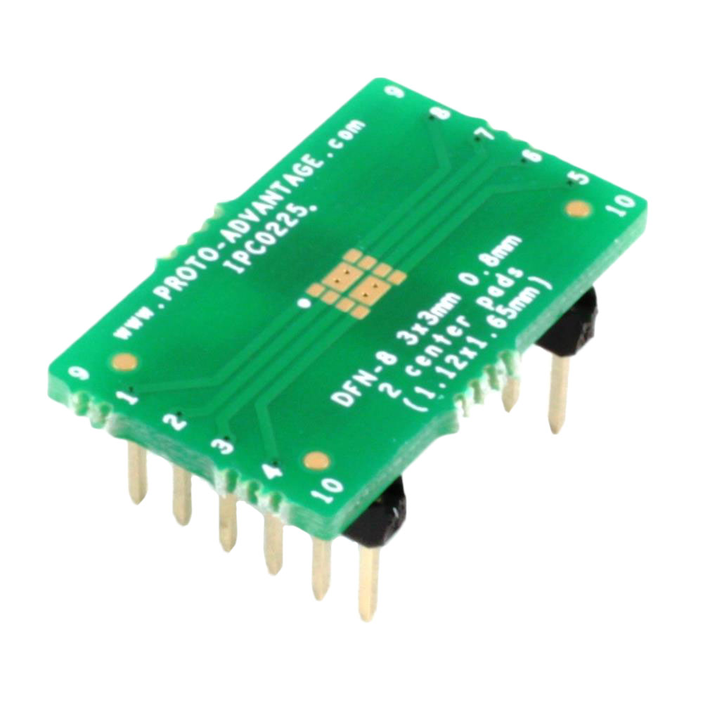 【IPC0225】DFN-8 TO DIP-12 SMT ADAPTER (0.8