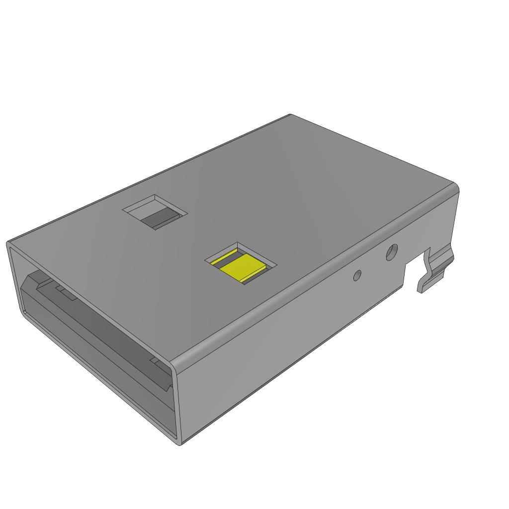 USB 2.0 INTERFACE, TYPE A【USB-AM-S-S-B-TH-R】