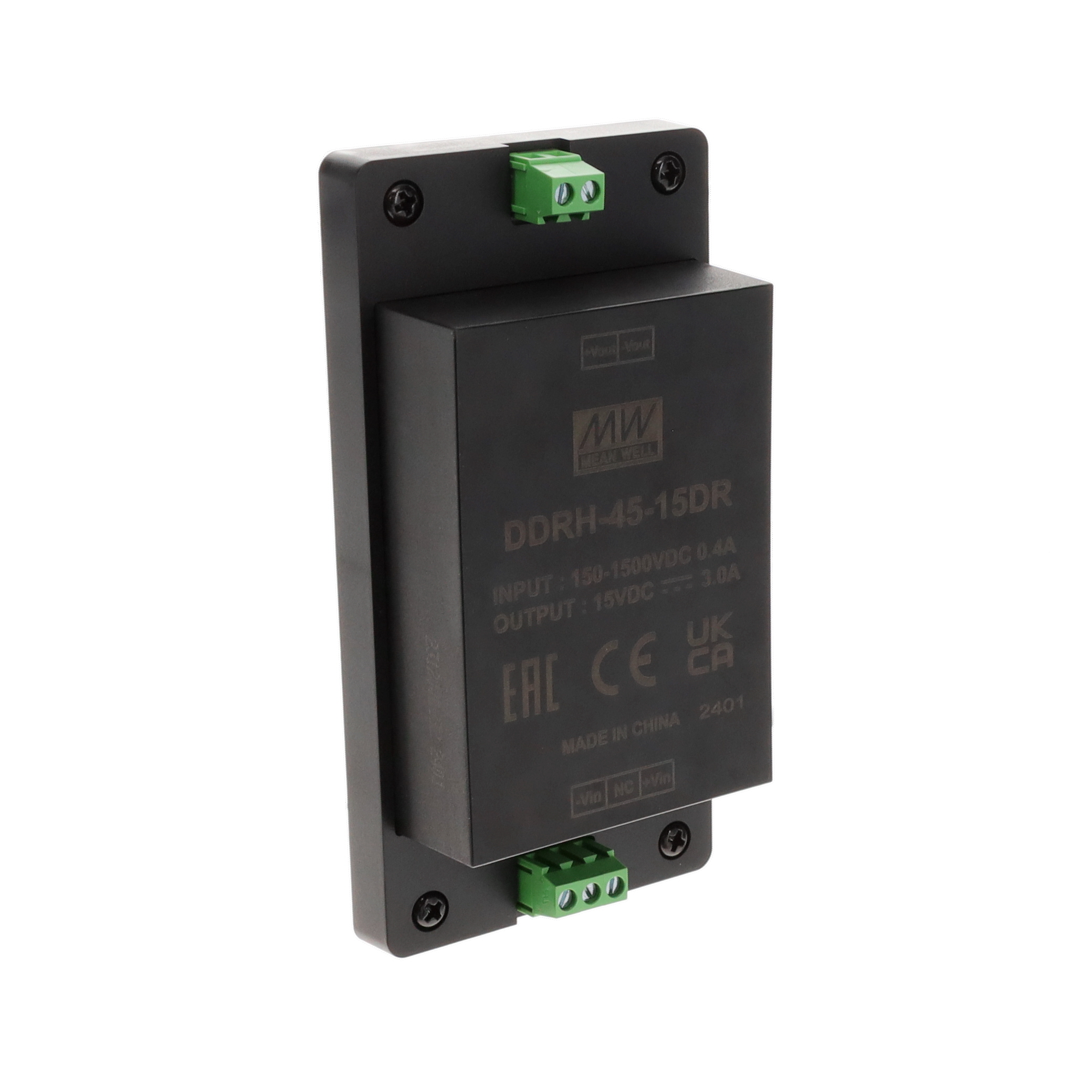 【DDRH-45-15DR】I/P:150~1500VDC;O/P:15V/0~3A