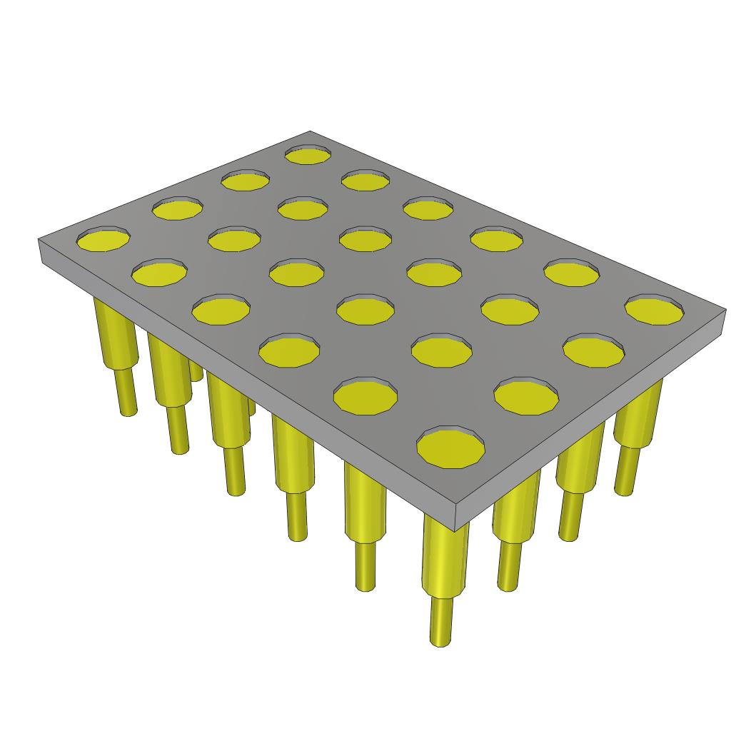 .100" SCREW MACHINE SOCKET ARRAY【HLS-0406-T-10】