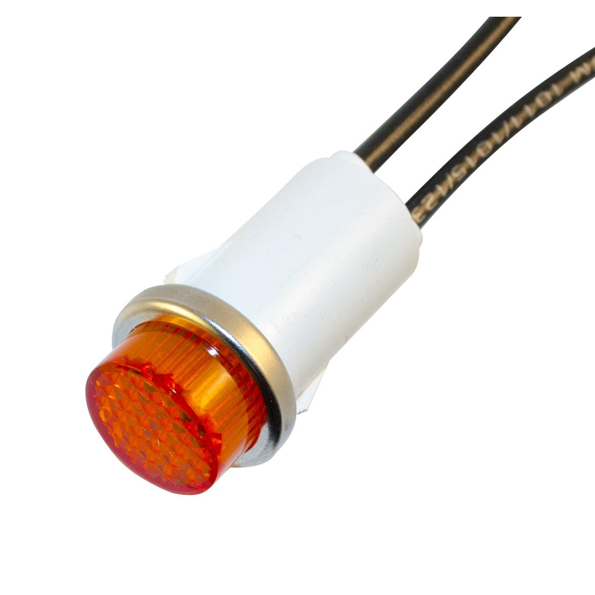 【WL-1051C3】NEON PNL IND AMBER WIRE LEADS