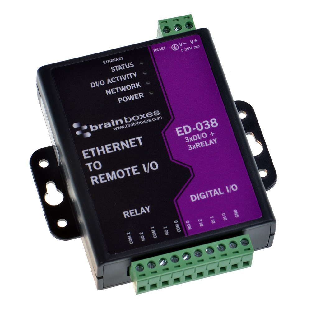 ETHERNET TO 3 RELAY + 3 DIGITAL【ED-038】