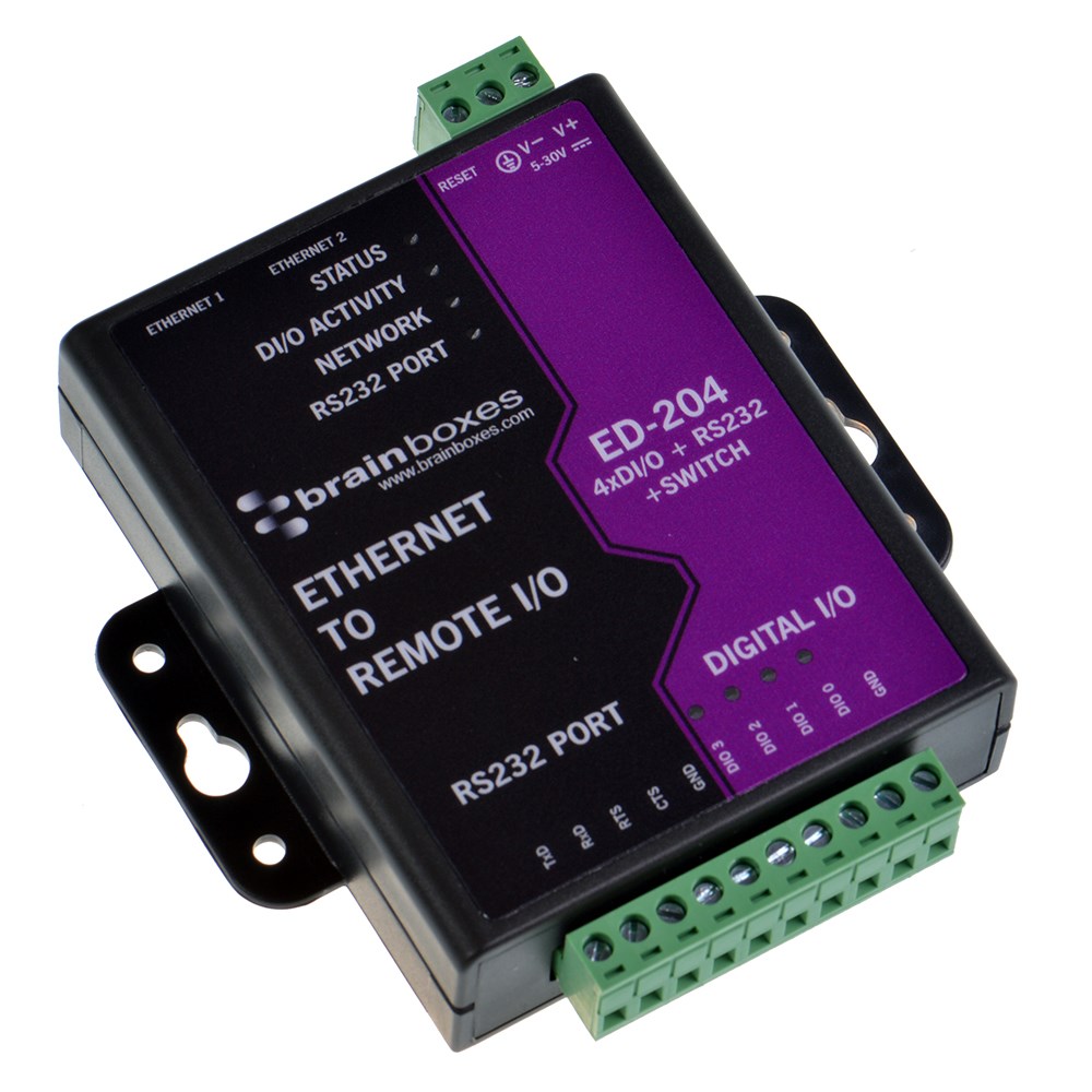 【ED-204】ETHER TO DIGITAL I/O RS232