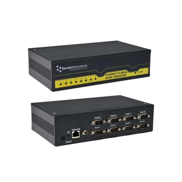 【ES-842】8 PORT RS422/485 ETHERNET TO SER