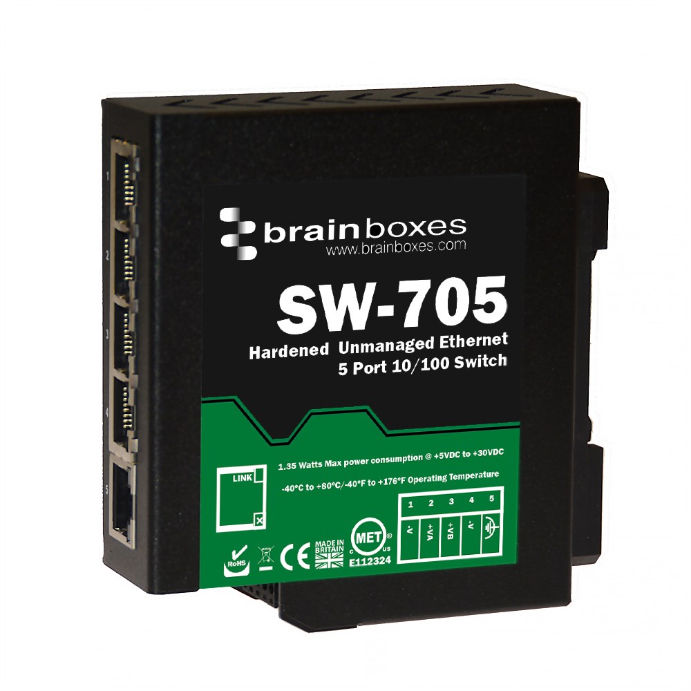 INDUSTRIAL HARDENED ETHERNET 5 P【SW-705】