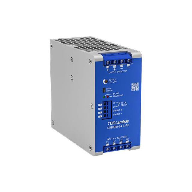 AC/DC CONVERTER 24V 480W【DRB480-24-3-A0】