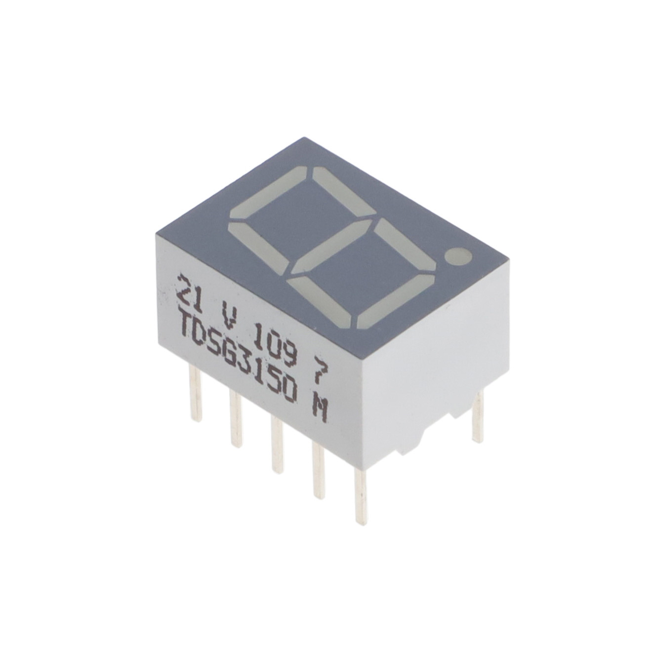 【TDSG3150-M】DISPLAY 7SEG 0.39" SGL GRN 10DIP