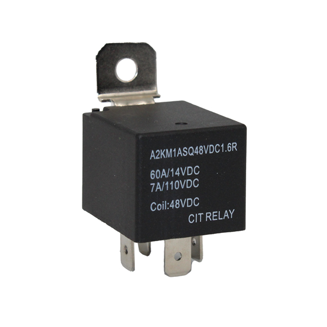 【A2KM1ASQ48VDC1.6R】RELAY AUTOMOTIVE SPST 60A 48VDC