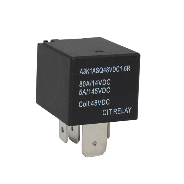 【A3K1ASQ48VDC1.6R】RELAY AUTOMOTIVE SPST 80A 48VDC