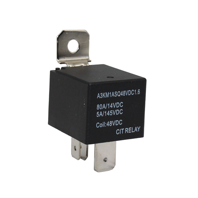 【A3KM1ASQ48VDC1.6】RELAY AUTOMOTIVE SPST 80A 48VDC