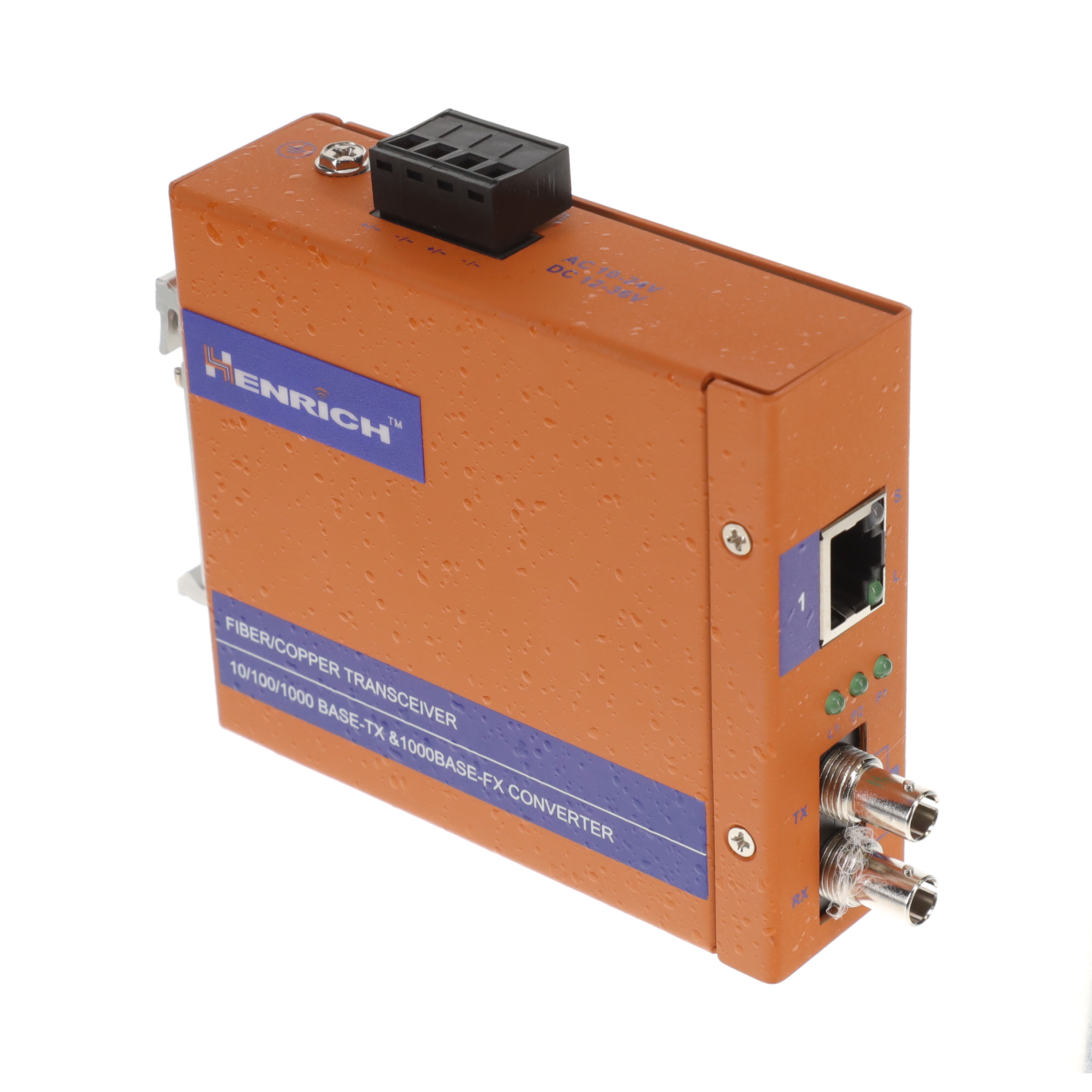 【HEMC2G-ST-VL】MEDIA CONVERTER DIN-RAIL UNMANAG