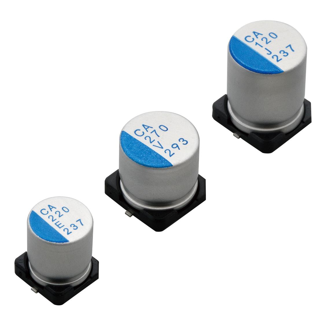 CAP ALUM POLY 330UF 20% 25V SMD【PCA1E331MCL1GS】