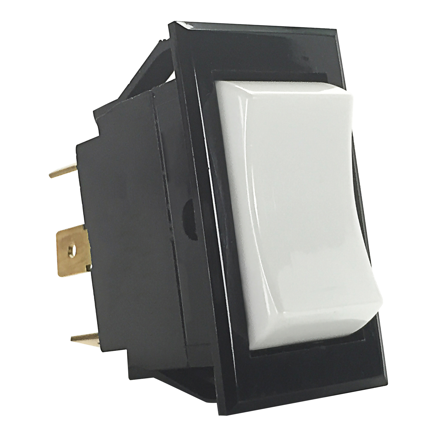 【TIGM5M-6S-WH-NBL】SWITCH ROCKER DPDT 15A 125V