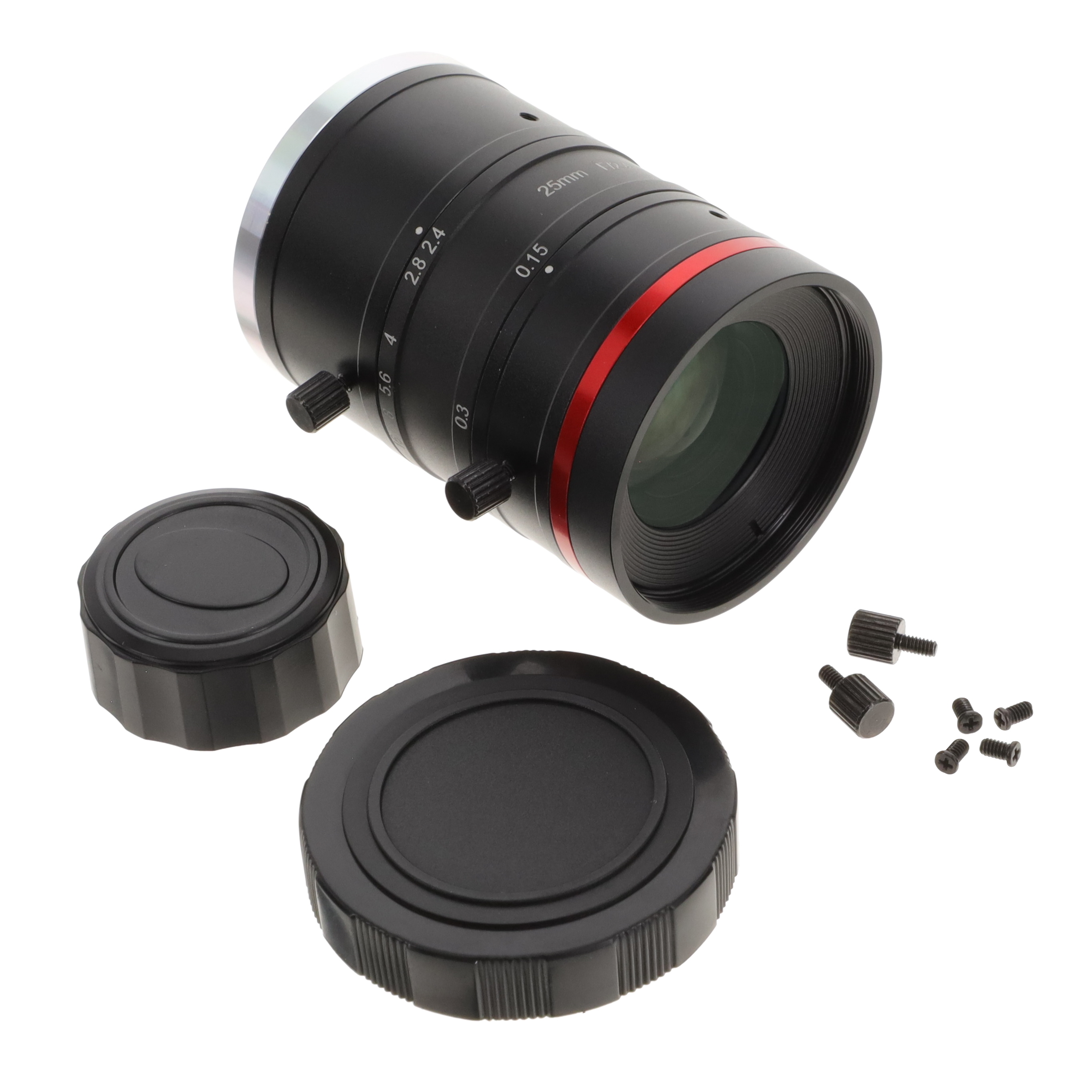【ALLIED VISION LENS C-25-2.4-25MP-1.2】C-MOUNT 25MP TYPE 1.2 F=25MM F2.