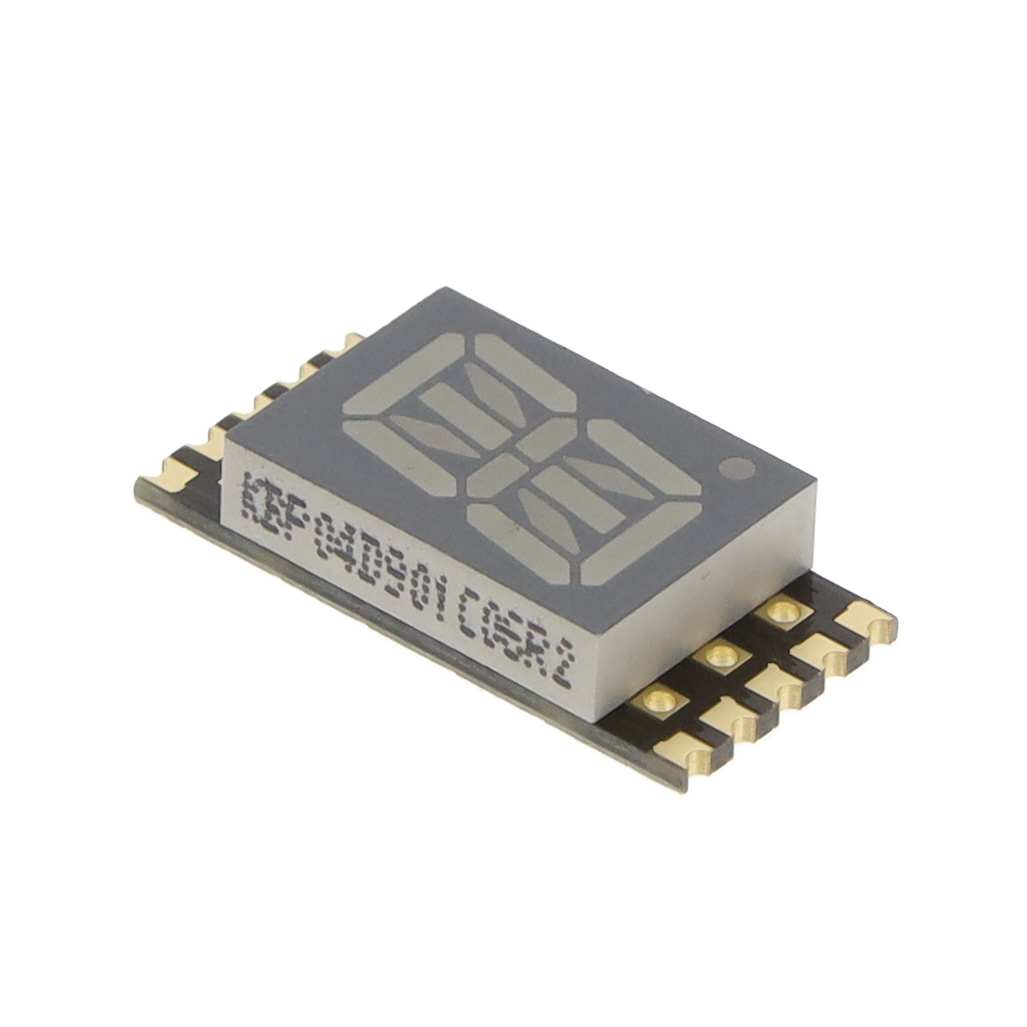 【ACPSC04-41SEKWA】DISPLAY 14SEG 0.4" SGL ORG 16SMD [digi-reel品]