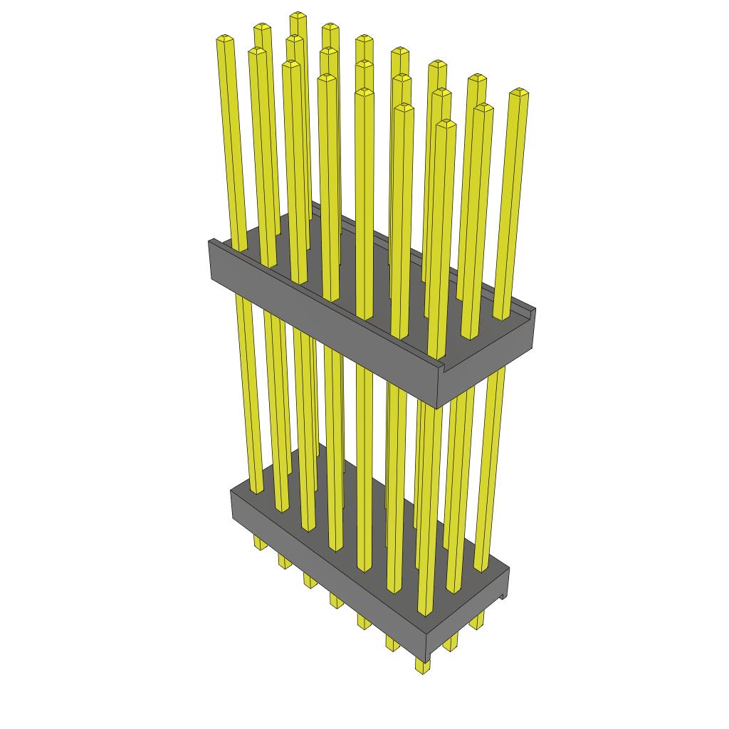 CONN BRD STACK .100" 21POS【ZW-07-14-G-T-847-110】