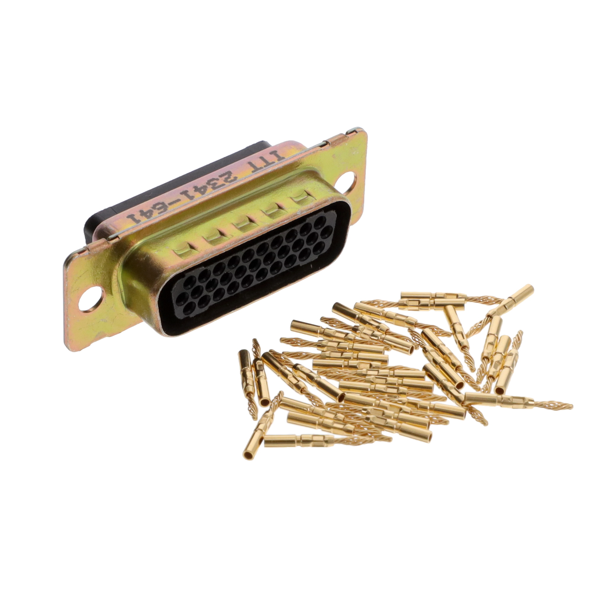 【2DA31P】CONN D-SUB RCPT 31P PNL MT CRIMP