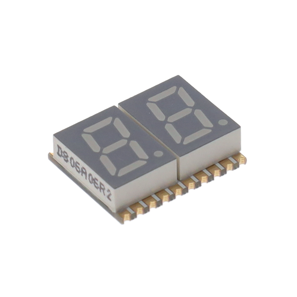 【ACDA03-41SEKWA-F01】DISPLAY 7-SEG 0.3" DBL ORG 20SMD [digi-reel品]