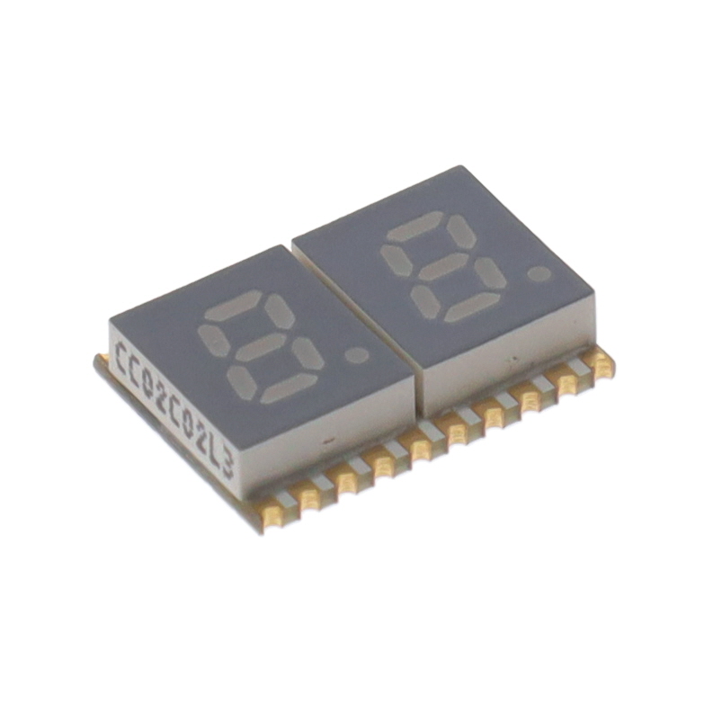 【ACDC02-41SGWA-F01】DISPLAY 7SEG 0.2" DBL GRN 20SMD [digi-reel品]