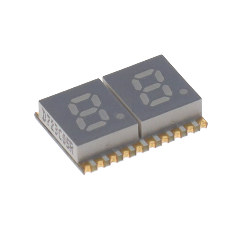 【ACDC02-41SURKWA-F01】DISPLAY 7-SEG 0.2" DBL RED 20SMD [digi-reel品]