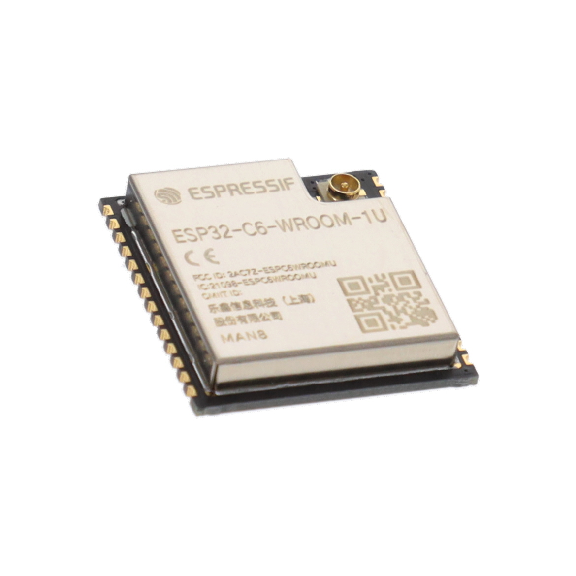 【ESP32-C6-WROOM-1U-N8】ESP32-C6-WROOM-1U IS A ESP32-C6