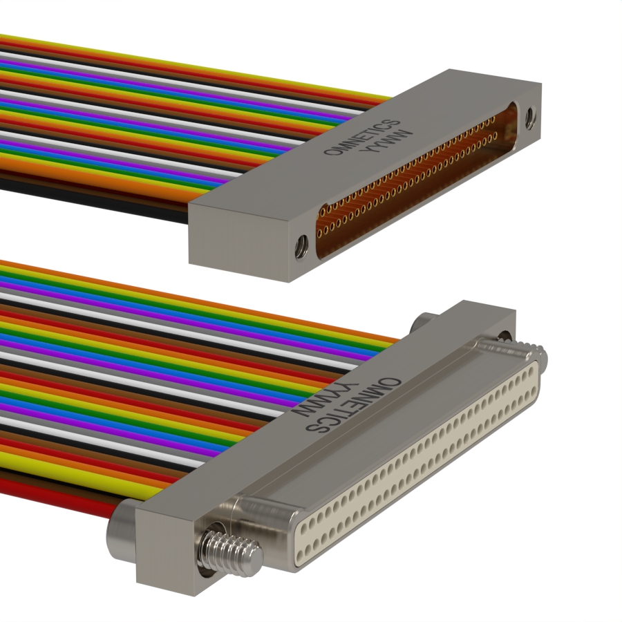 CBL ASSY NANO-D 6" M TO F 65POS【A42630-065】