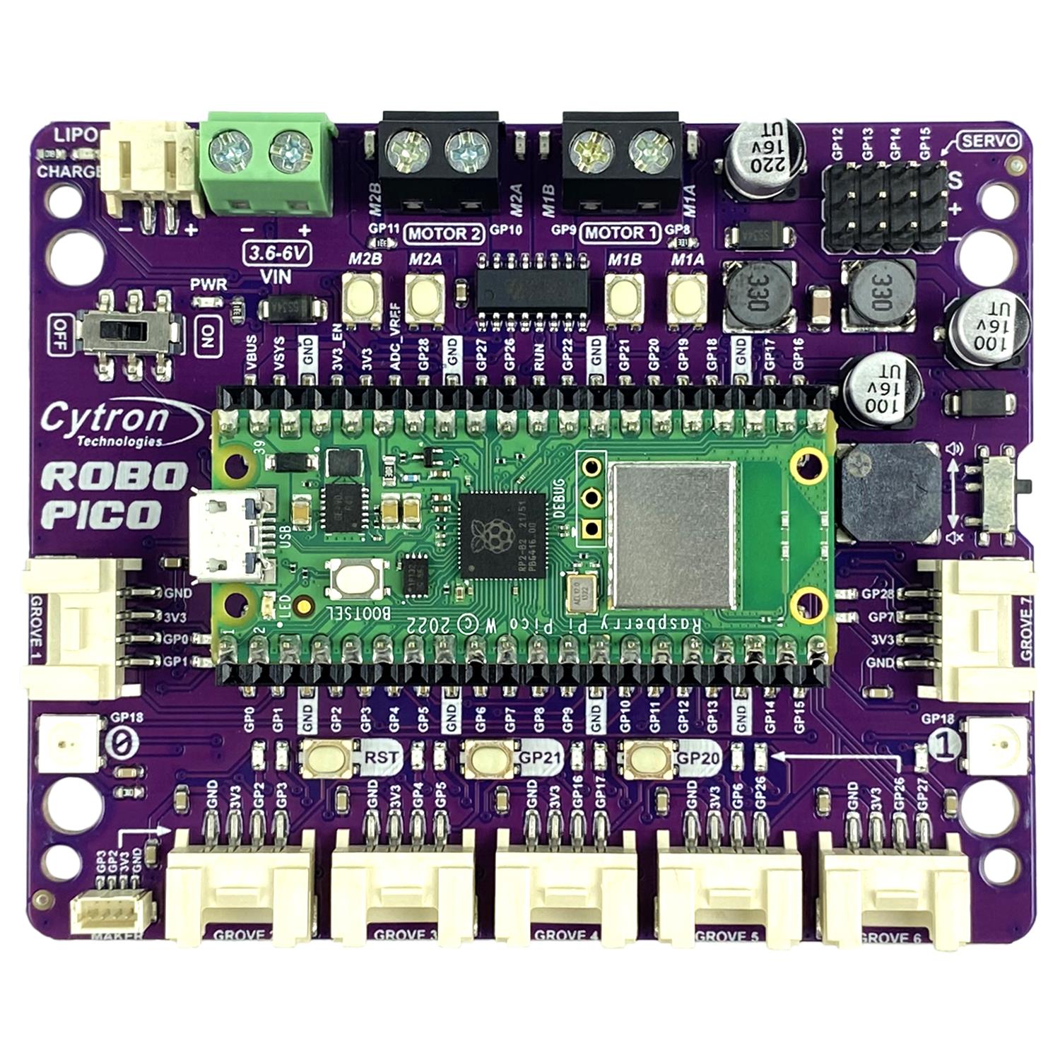 【ROBO-PICO】ROBO PICO: ROBOTICS FOR PI PICO