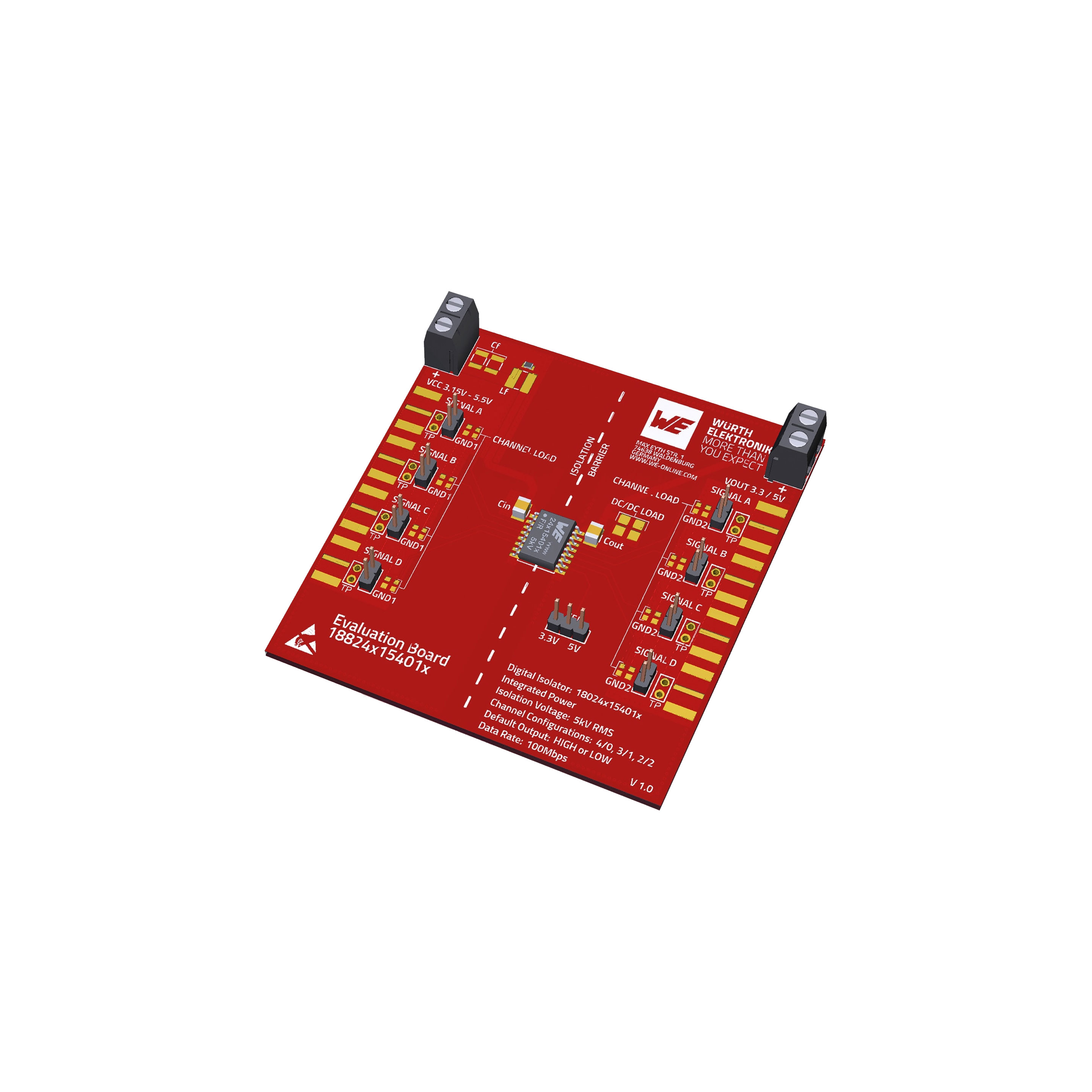 【18824215401H】EVAL BOARD FOR 18024215401H