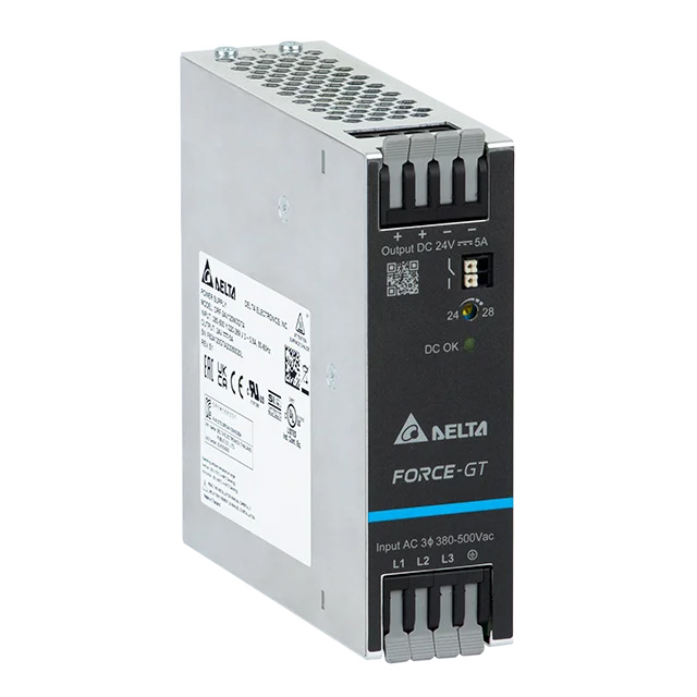 【DRF-24V120W3GTA】DIN-RAIL PS 120W/24V COATED, 3PH