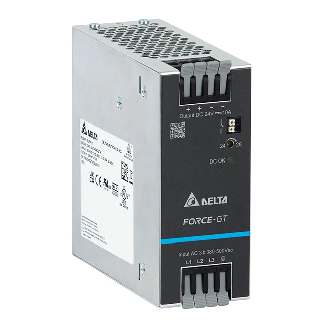 【DRF-24V240W3GTA】DIN-RAIL PS 240W/24V COATED, 3PH