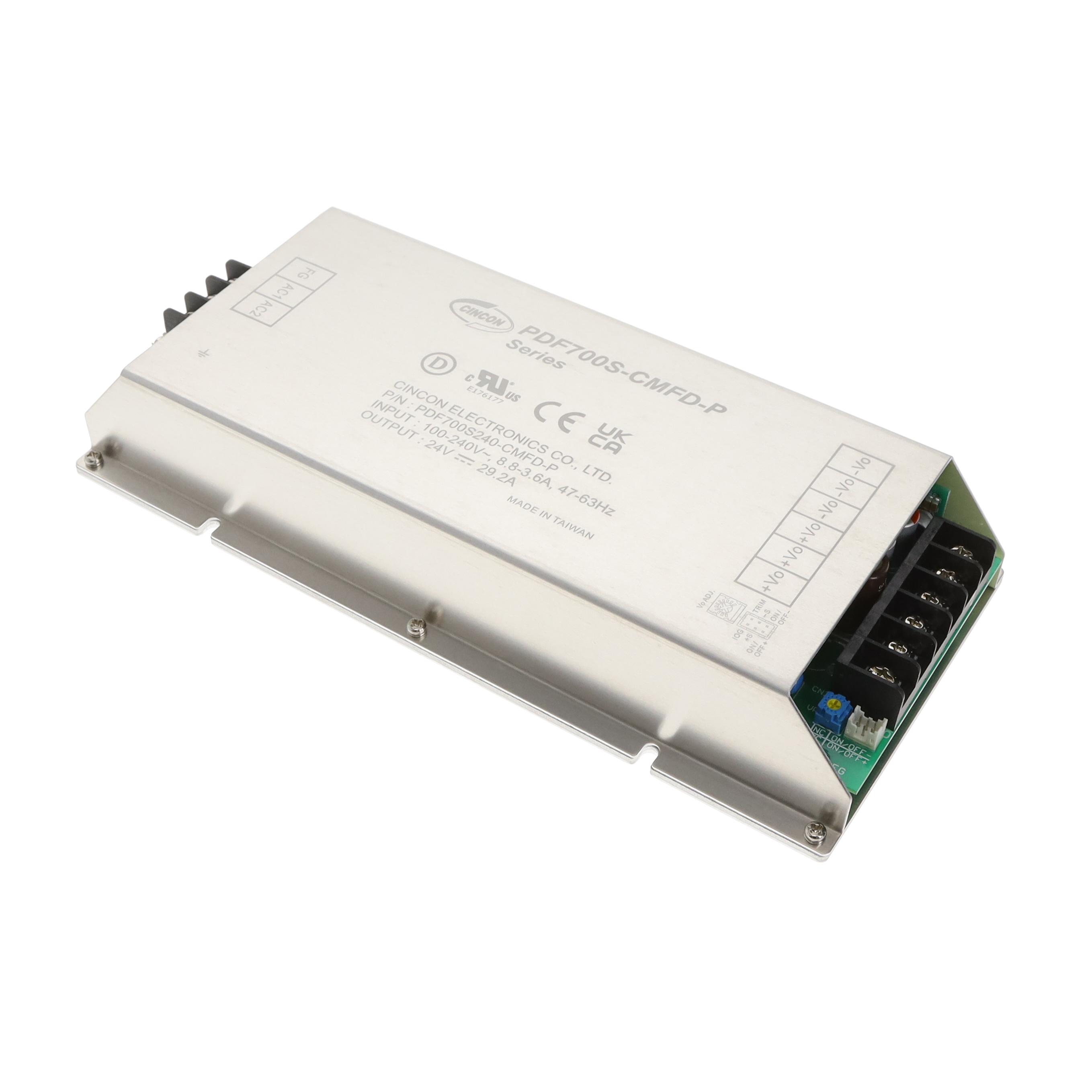 【PDF700S240-CMFD-P】AC/DC CONVERTER 24V 600W