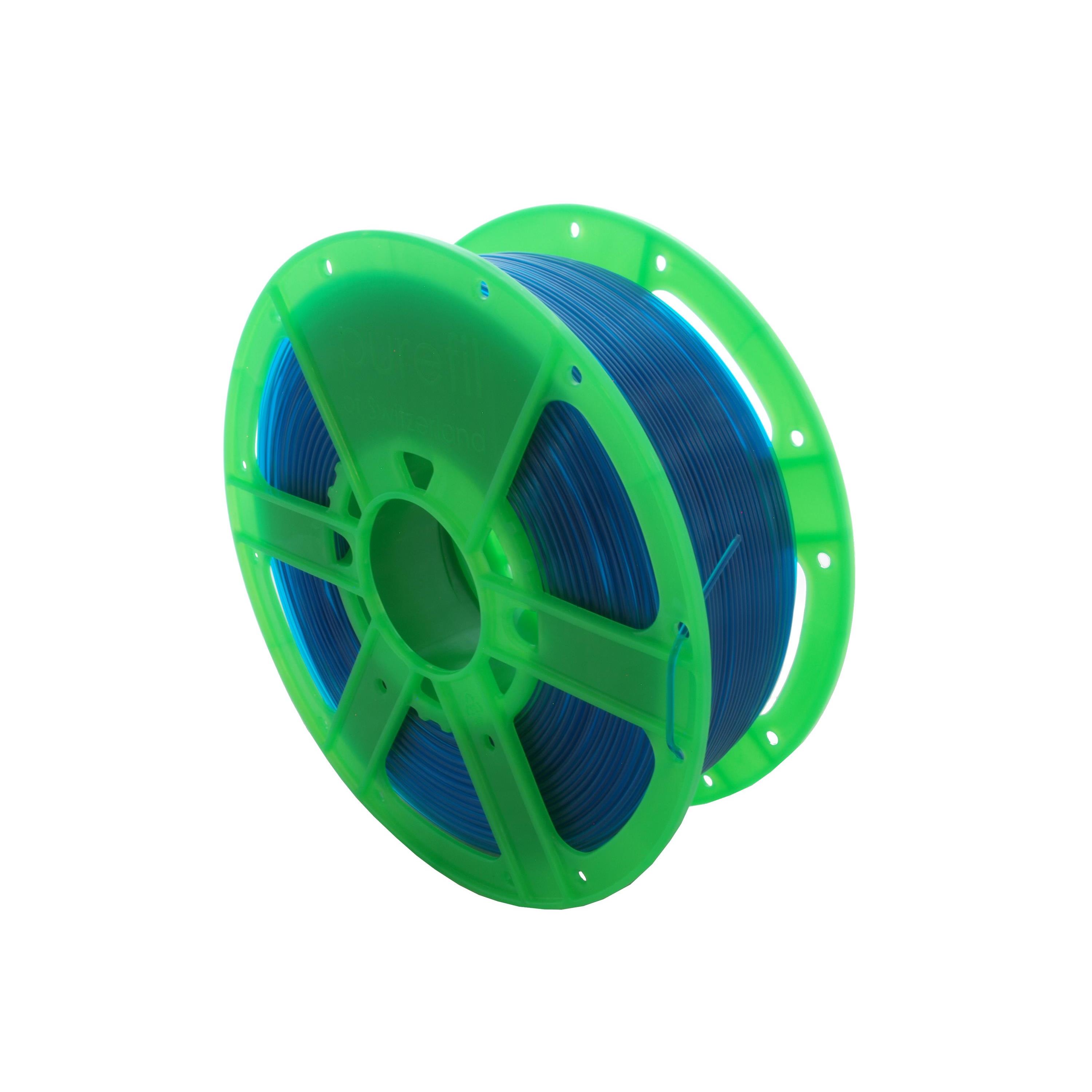 【100368】PUREFIL 3D FILAMENT BLUE TRANSPA