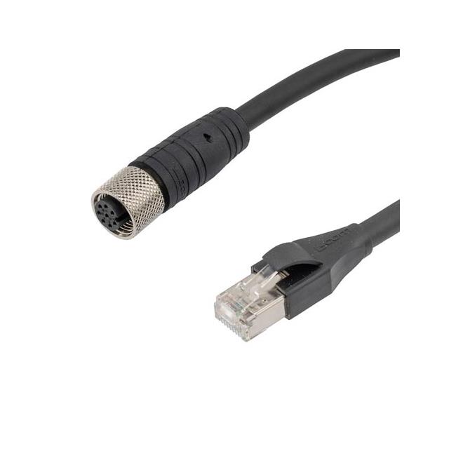 M12 8PA F/UTP IND-OD, M12F/RJ45,【TRG865-P6B-5M】