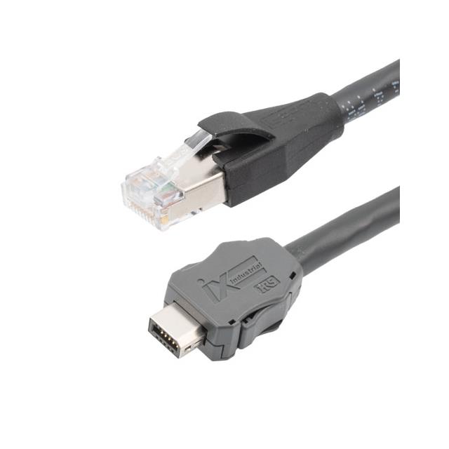 【TRGIX603EC-BLK-3M】IXA-RJ45P, CAT6A F/UTP CMR/CMG P