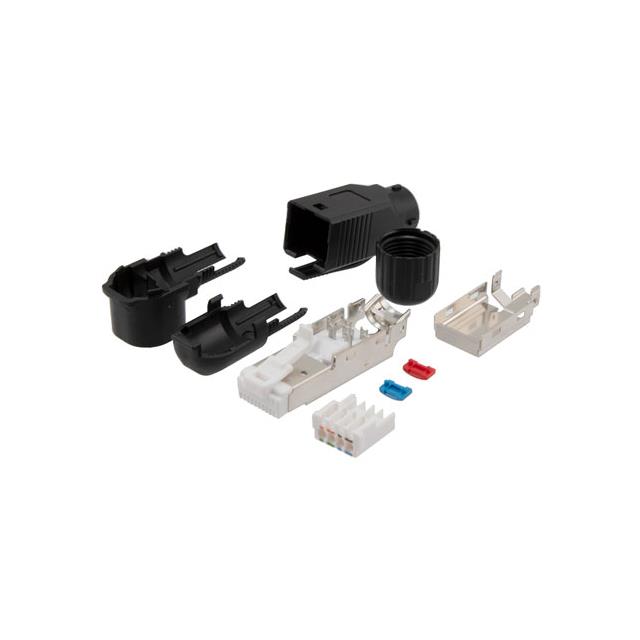 CAT6A FIELD TERM PLUG, FTP, 22-2【TSPFTC6ASRA-POE】