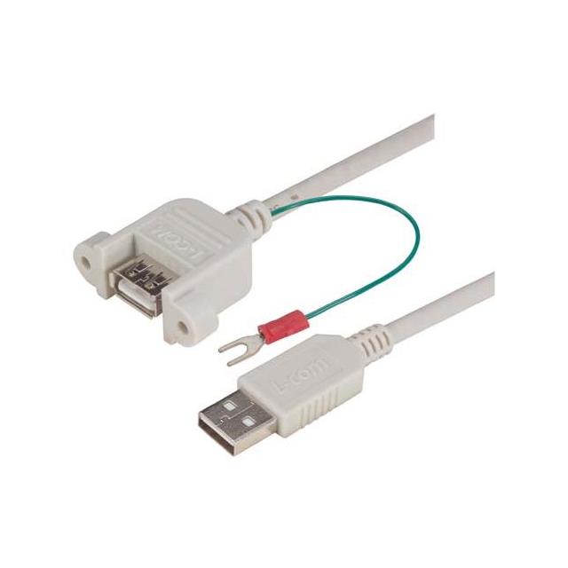 CA USB-AF PNL/AM W/GND 0.5M【UPMAAGND-05M】